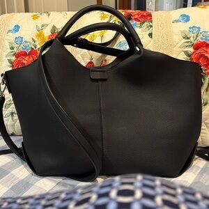 Elegant NEWBELLA Black Leather Bag